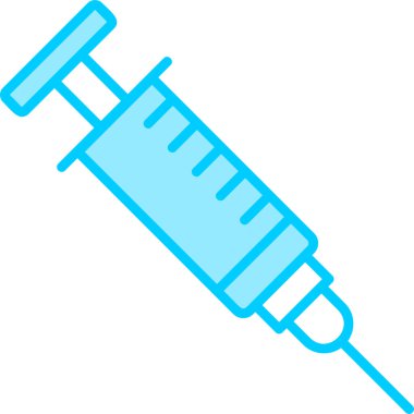 Enjeksiyon. Web simgesi basit tasarım