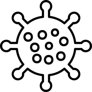 Virus icon modern vector illustration 