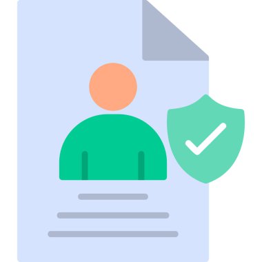 User logo an Data, simple icon for web page  