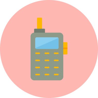 Modern b 'nin vektör illüstrasyonunda mobil simge eksikliği