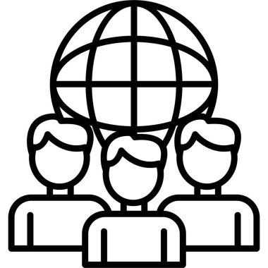 genel iş hattı vektör simgesi