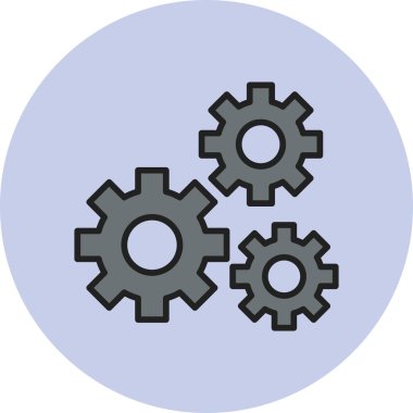 ayar simgesi vektör illüstrasyonu 