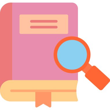 Arama Kitabı. Basit illüstrasyon