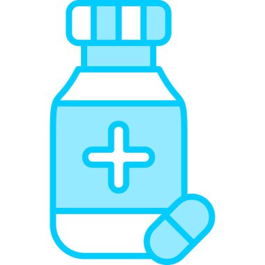 Sağlık hizmetleri web simgesi basit illüstrasyon