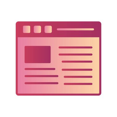 vector illustration of abstract web page 