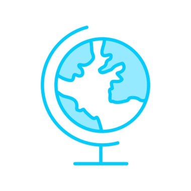 Küre. Web simgesi basit illüstrasyon