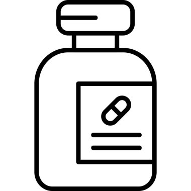 Sağlık hizmetleri web simgesi basit illüstrasyon