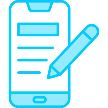 akıllı telefon simgesi vektör illüstrasyonu