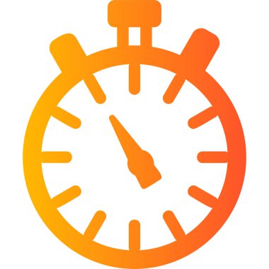 Kronometre Web simgesi basit tasarım