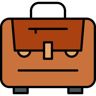 Portföy. Web simgesi basit illüstrasyon