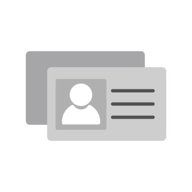 İş Kartları modern simge, vektör illüstrasyonu