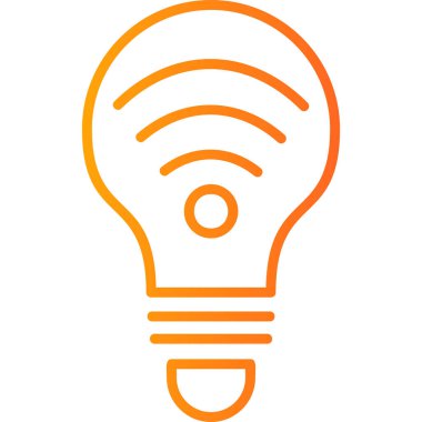 ampul simgesi vektör illüstrasyonu