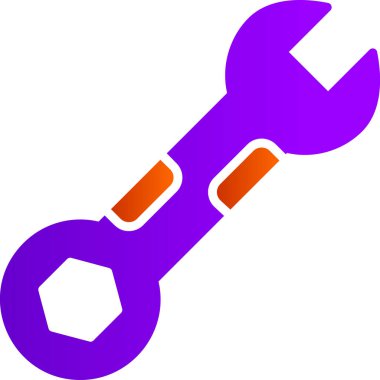 İngiliz anahtarı. Web simgesi basit tasarım