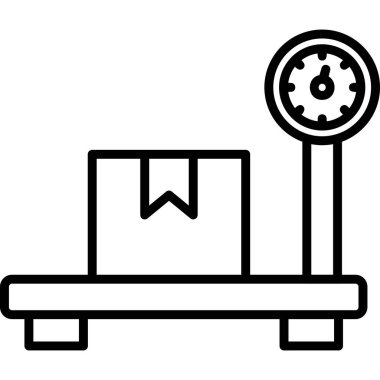 Modern simgeyi, vektör illüstrasyonunu ölçeklendir