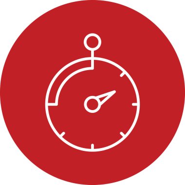 Kronometre Web simgesi basit tasarım