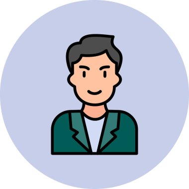 Aday modern simge, vektör illüstrasyonu