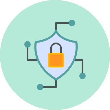 kalkan simgesi, vektör illüstrasyonu basit tasarım