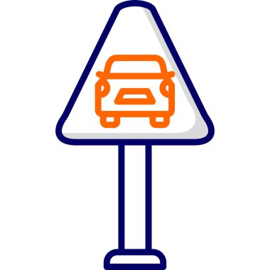 modada izole edilmiş arka planda araba park simgesi