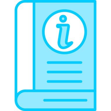 Kitap. Web simgesi basit illüstrasyon