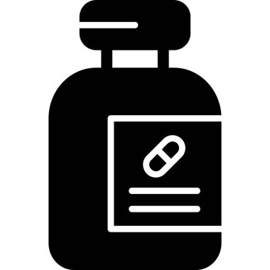 Sağlık hizmetleri web simgesi basit illüstrasyon