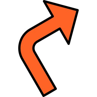 Ok. Web simgesi basit illüstrasyon