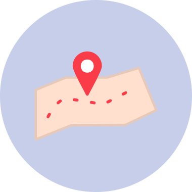 pointer, Location pin on map. web icon simple illustration