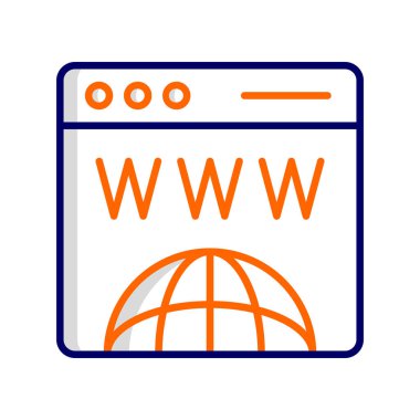 vector illustration of abstract website