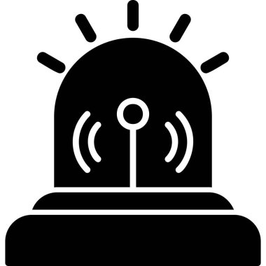 Kablosuz. Web simgesi basit illüstrasyon