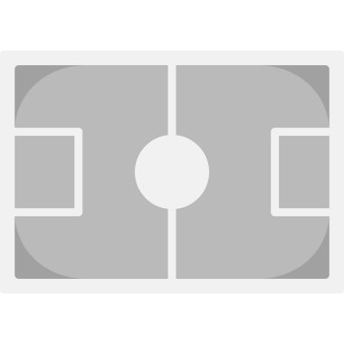 futbol ikonu vektör illüstrasyonu