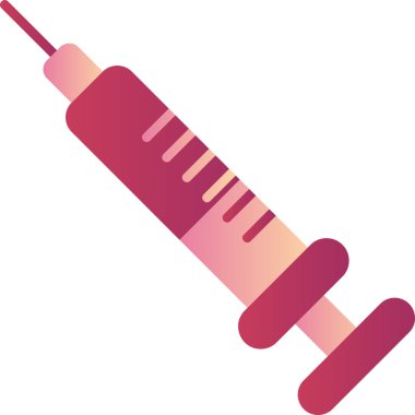 enjeksiyon vektörü ince çizgi simgesi