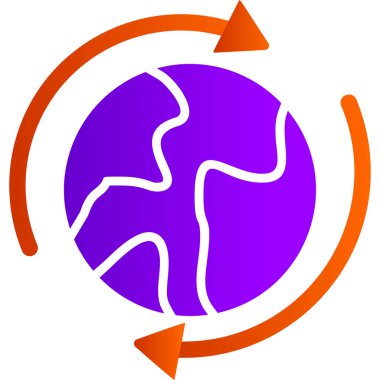 Gezegen simge vektör çizim