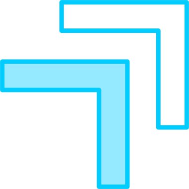 Bir b eksikliği simgesinin vektör çizimi