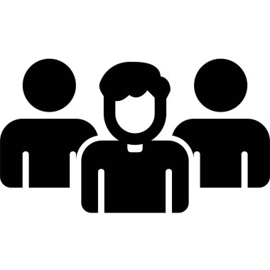 Abstract vector illustration of team work