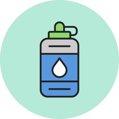 Su şişesi vektör illüstrasyon