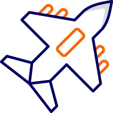 Uçak. Web simgesi basit illüstrasyon