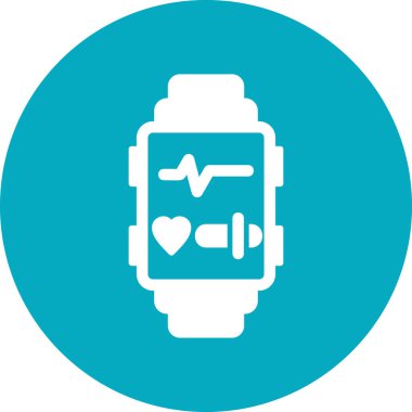 smartwatch simge vektör çizimi