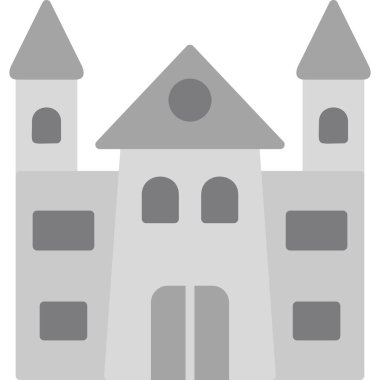 kale ikonu vektör illüstrasyonu