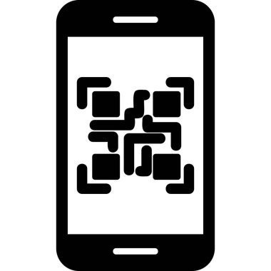 akıllı telefon simgesi vektör illüstrasyonu