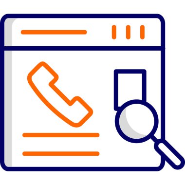 Kişi Arama web vektör simgesi