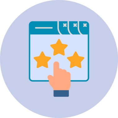 Modern simge sıralaması, vektör illüstrasyonu