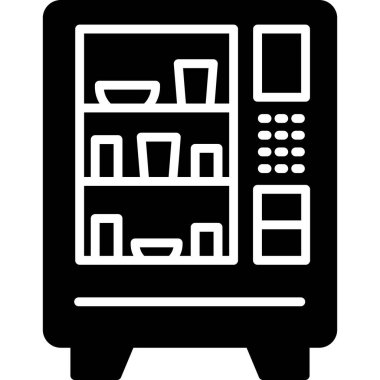 Satış makinesi. Web simgesi basit tasarım