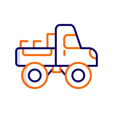 araç web simgesi basit illüstrasyon