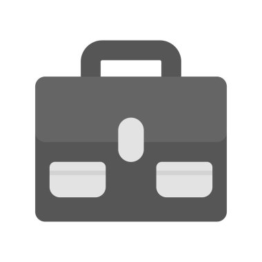 Çanta. Web simgesi basit illüstrasyon 