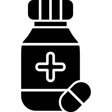 Sağlık hizmetleri web simgesi basit illüstrasyon