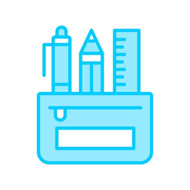 kırtasiye simgesi vektör illüstrasyonu