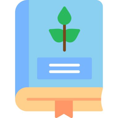 Tarım kitabı ikonu, modern tasarım illüstrasyonu