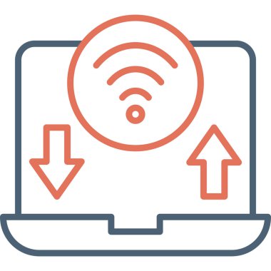 wifi simgesi vektör illüstrasyonu