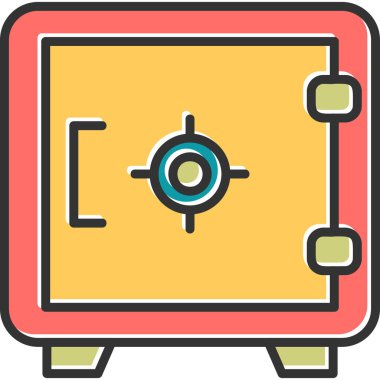 Dolap. Web simgesi basit illüstrasyon