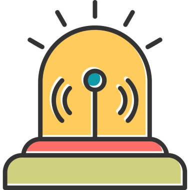 Kablosuz. Web simgesi basit illüstrasyon