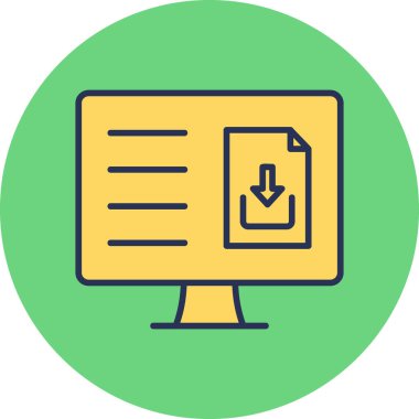 Simge vektör illüstrasyonu indir